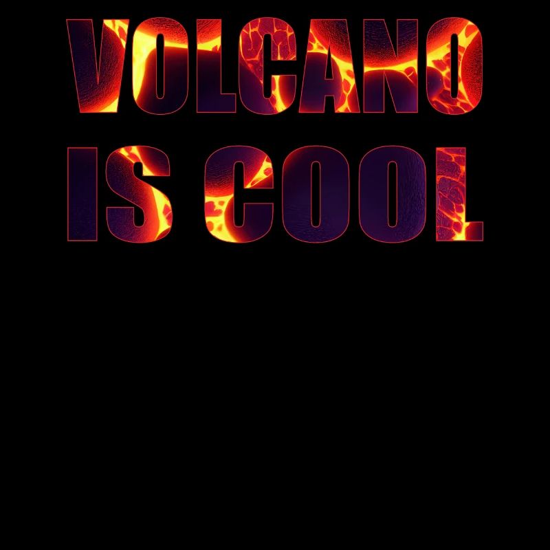 Volcano is Cool Lava Walk Mountain Fire Magma