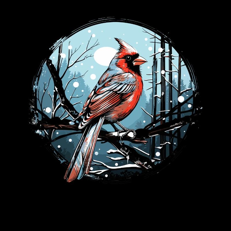 Cardinal Vogel rouge