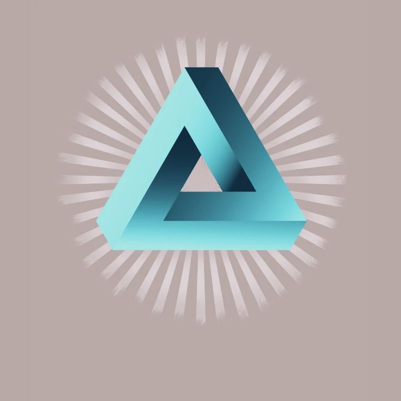 illusion illuminati triangle pyramide nerd maths