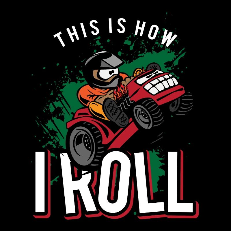 Funny Lawn Mower Racing Apparel for Drivers &