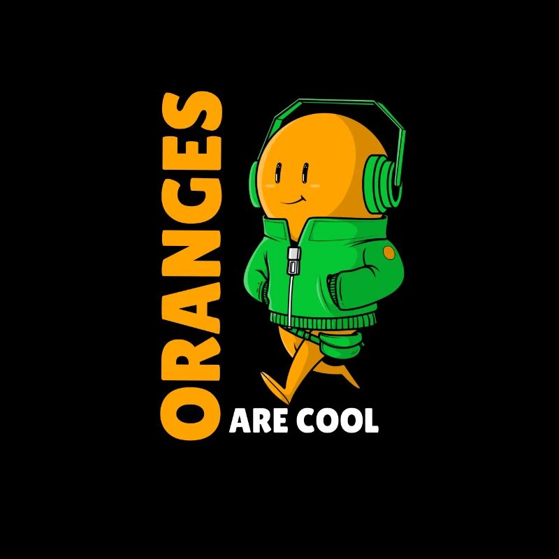 Orangen sind Cool Orange