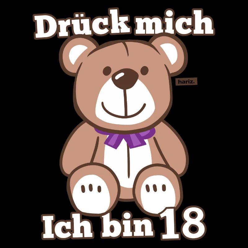Drück Mich Ich Bin Über 18 Teddybär 18 Geburtstag