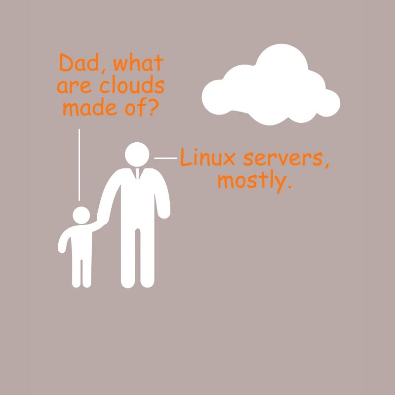 Linux Server Witz Informatiker Humor Software