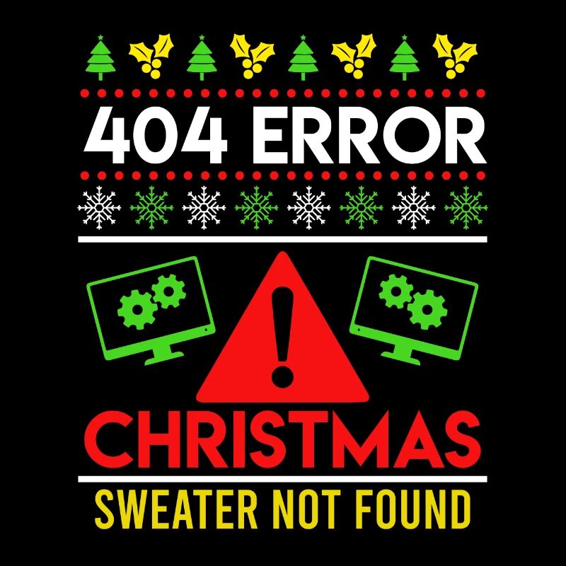 Christmas Proverbe 404 Error Sweater not Found