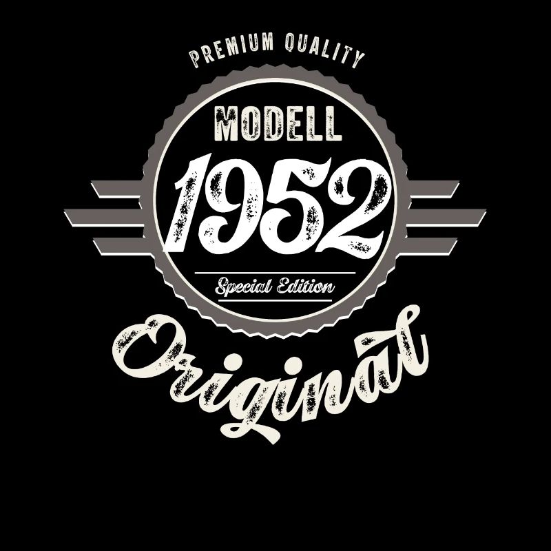 Model 1952 Original Oldtimer Badge 70 Birthday