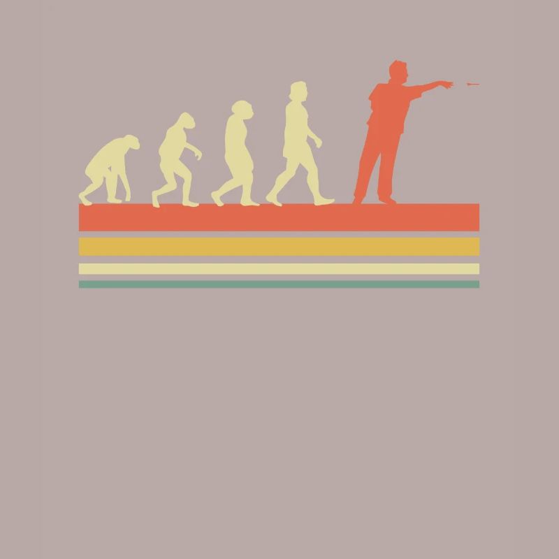 Darts Evolution Joueur de fléchettes Lance des fléchettes