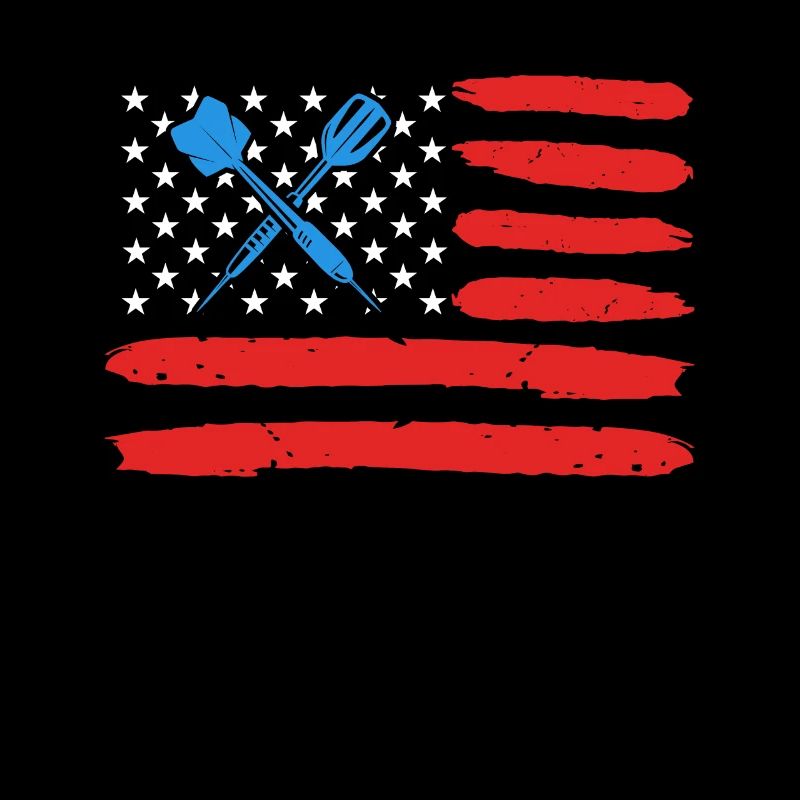 Fléchettes du drapeau des États-Unis pour les joueurs de fléchettes