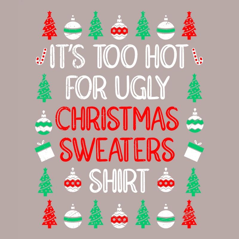 Trop chaud pour un pull de Noël moche