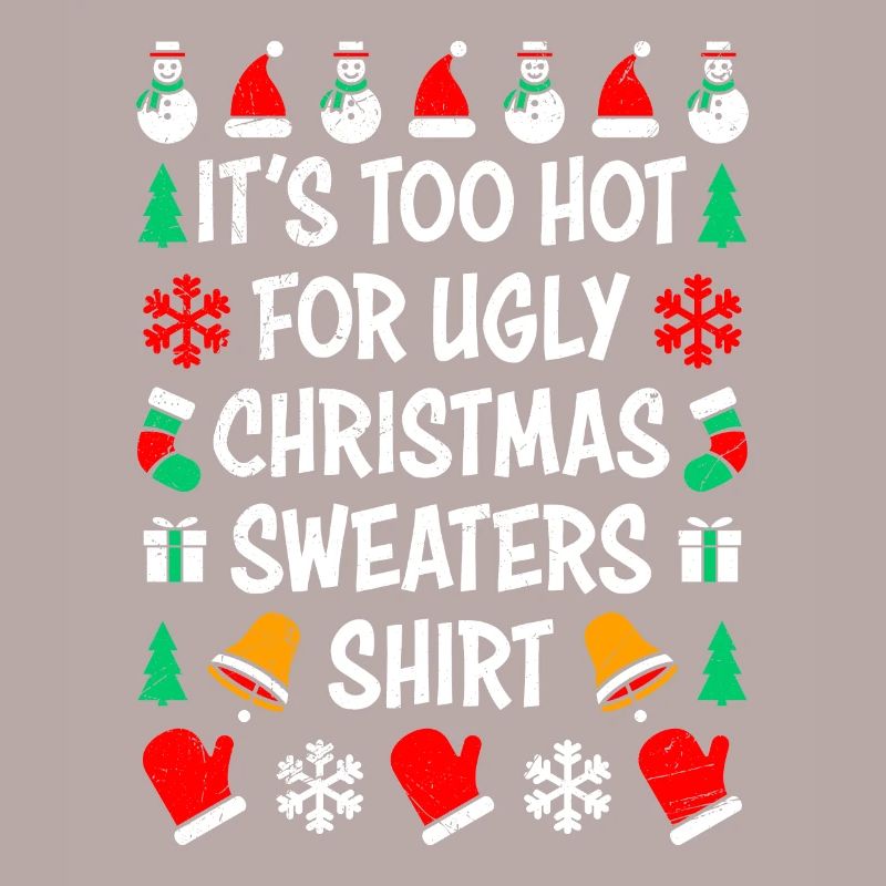 Trop chaud pour un pull de Noël moche