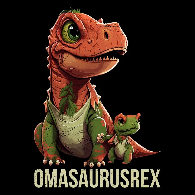 Omasaurus Muttertag Großmutter Dinosaurier