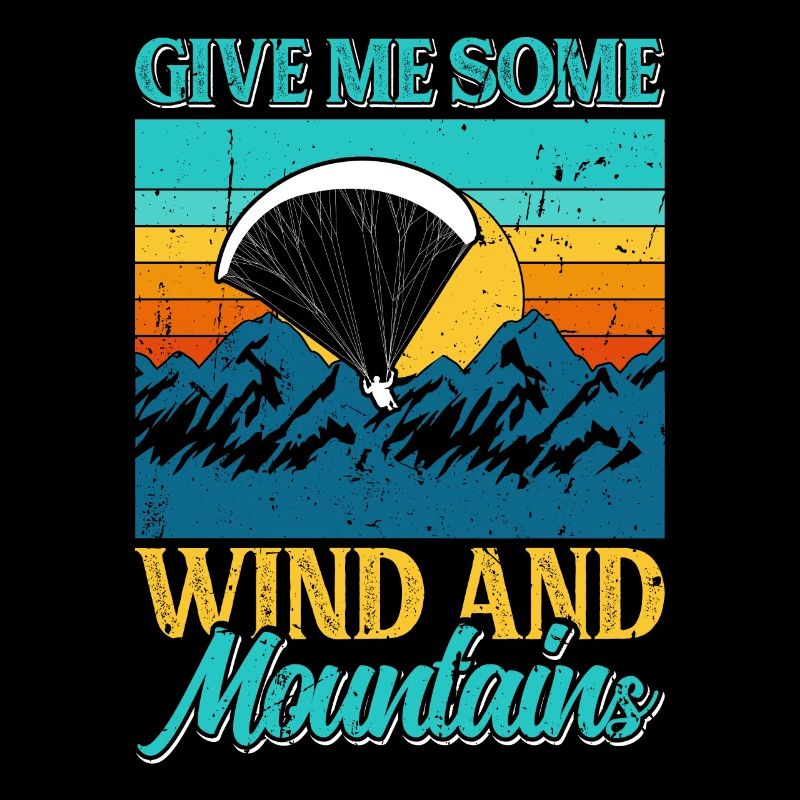 Thermal Paragliding Flight Give me Wind and Mountains