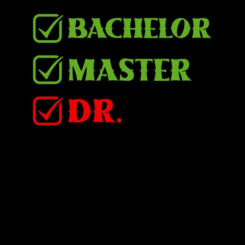 Doktorabschluss Bachelor Master Dr. Doktorarbeit