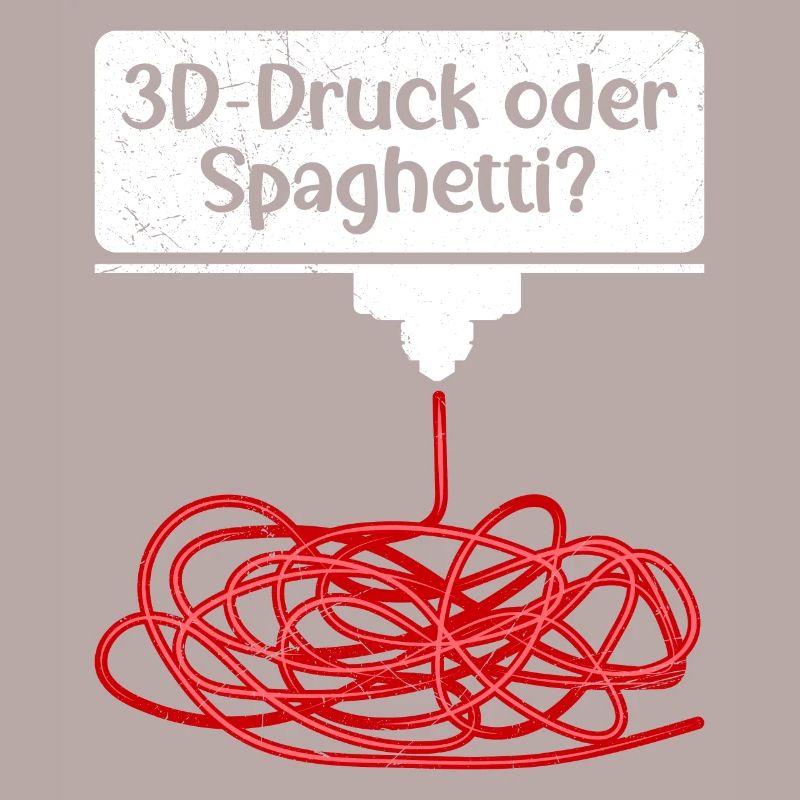 3D-Druck oder Spaghetti 3D Drucken Fail