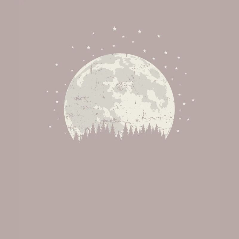 Moon Behind The Mountains Sky Light