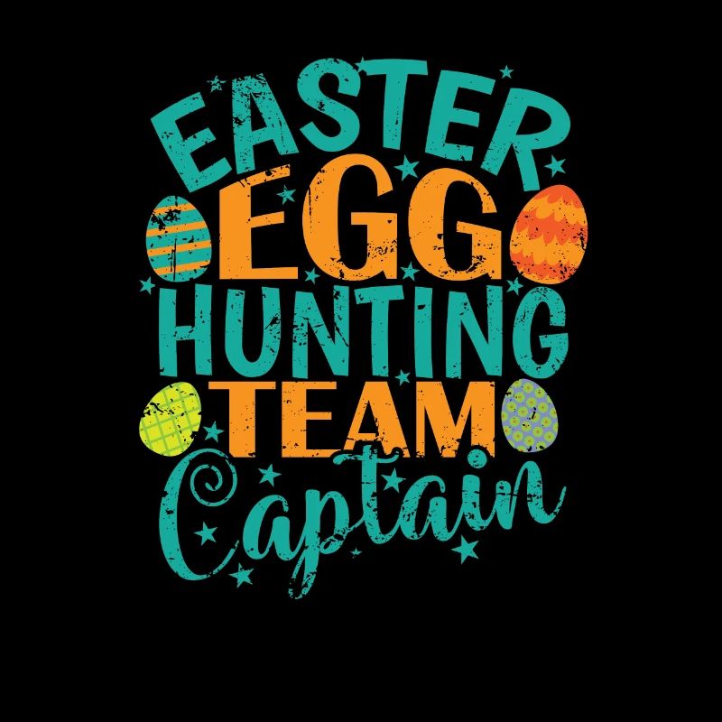 Easter Egg Hunting Team Captain Osterhase