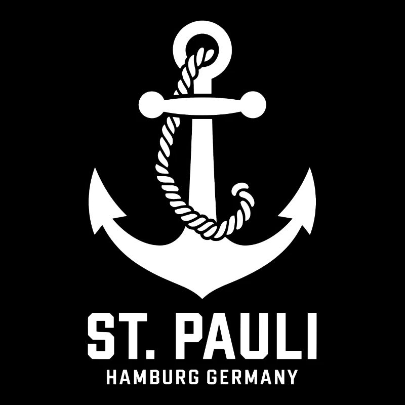 St. Pauli Hamburg Anker Reeperbahn