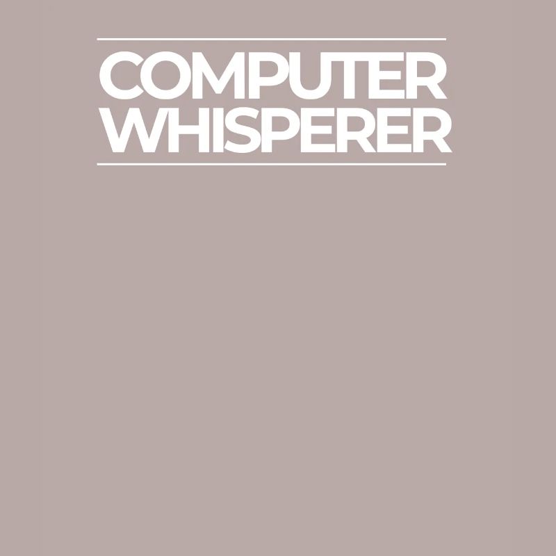 Informatique Whisperer Nerd Stuff Geek Informatique PC