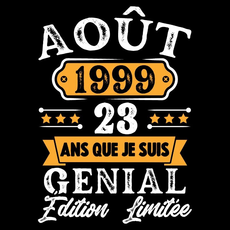 Cadeau D'anniversaire 23 Ans Août 1999 Rétro