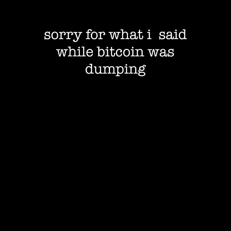 Désolé pour ce que j’ai dit que Bitcoin était en train de déverser - Crypto