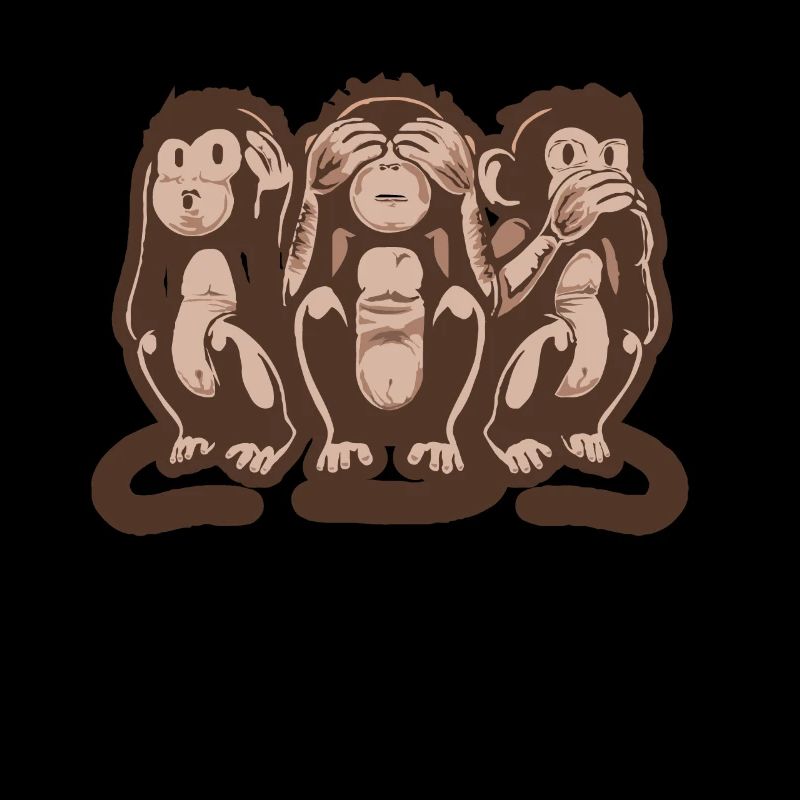 Three wise monkeys speak Hear & See