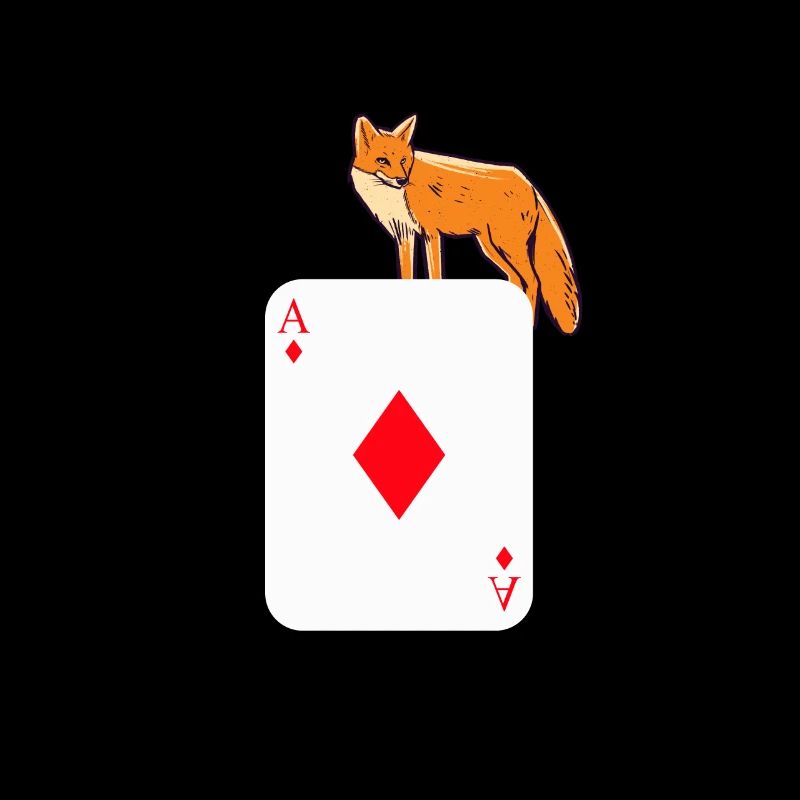 Doppelkopf Fuchs gefangen Schafkopf Ass Geschenk