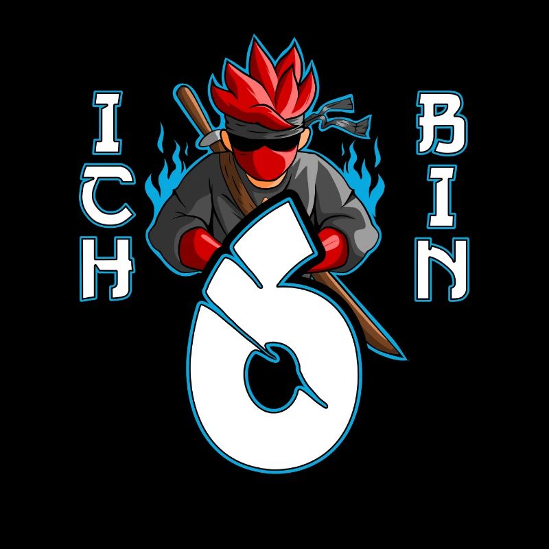 Kostüm Ninja 6. Geburtstag Junge