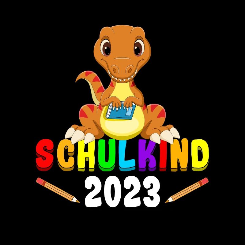 Einschulung Dinosaurier Schulkind 2023 1. Klasse