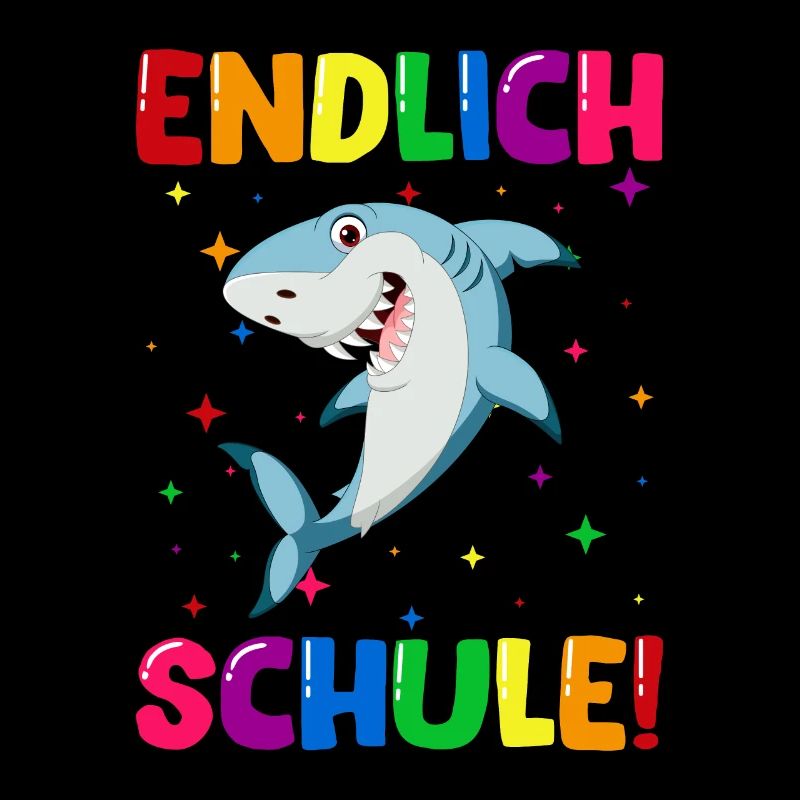 Endlich Schule Hai Einschulung Schulkind