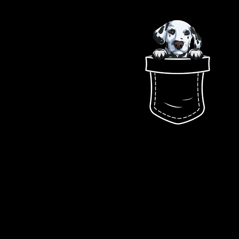 Propriétaire de chien de chien dalmate
