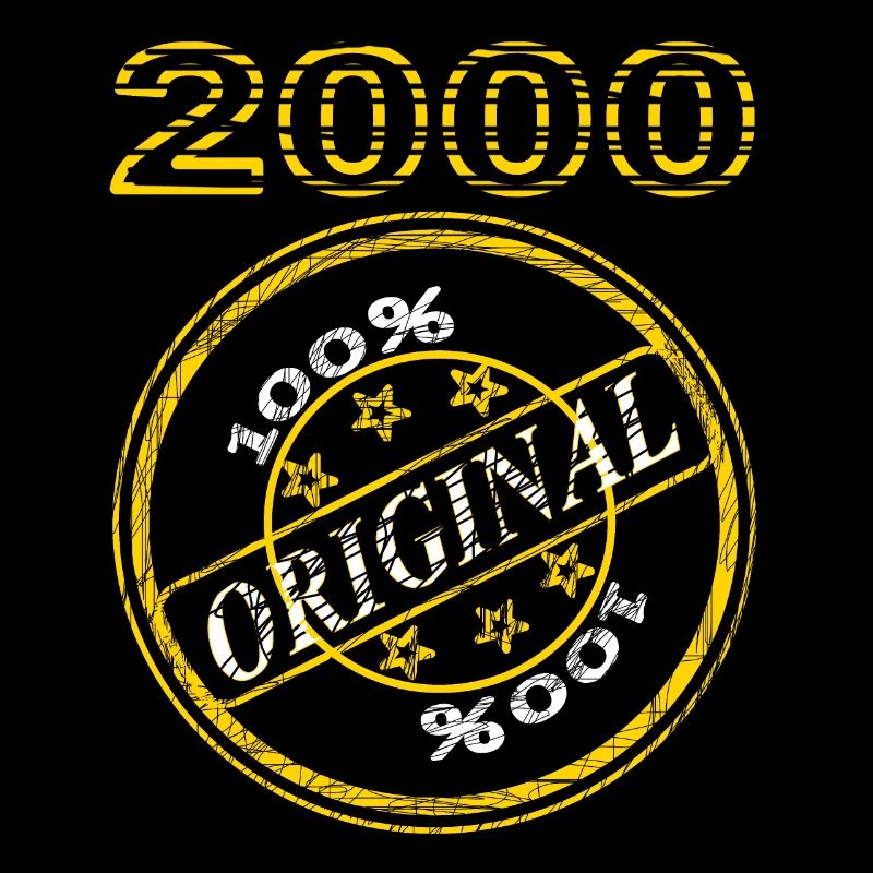 Année 2000 né anniversaire fêter son 23e anniversaire