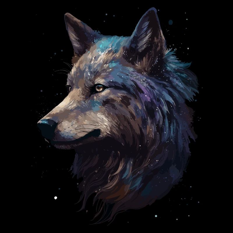 Wolf Scratch Marks Claws Wild Forest Animal Wolf's Head