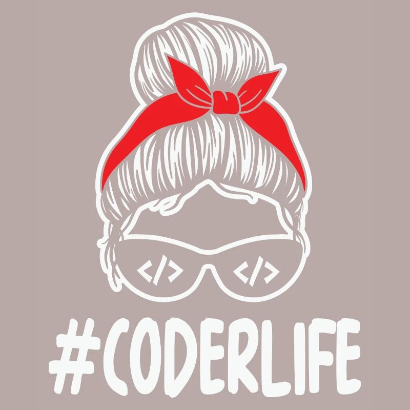 Mom Coding Mother Woman Coderlife
