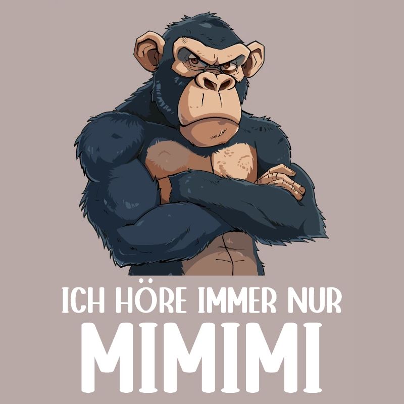 Chimpanzee Monkey I always hear Mimimi