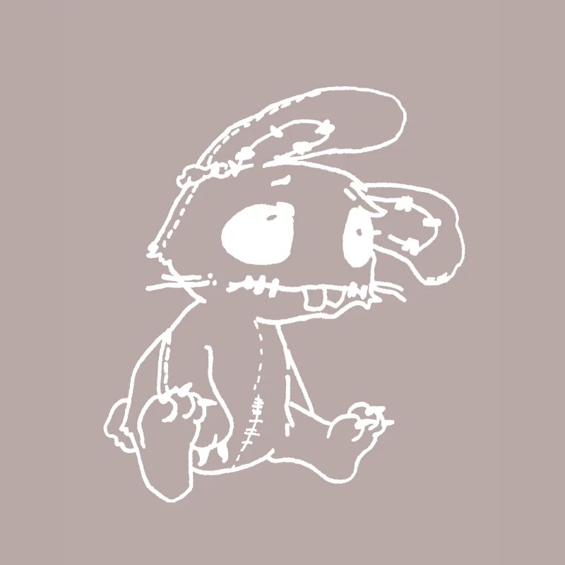 Sad Rabbit - funny emo bunny