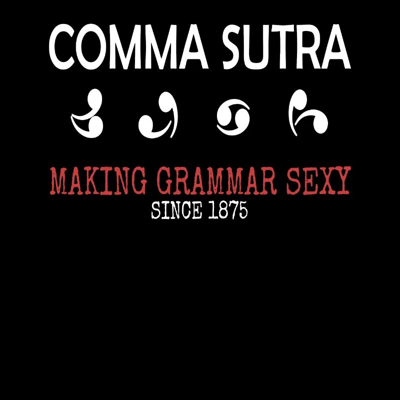 Drôle Pun Virgule Sutra