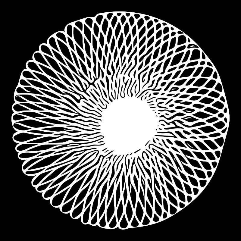 Geometric Optical 3D Circular Line Illusion