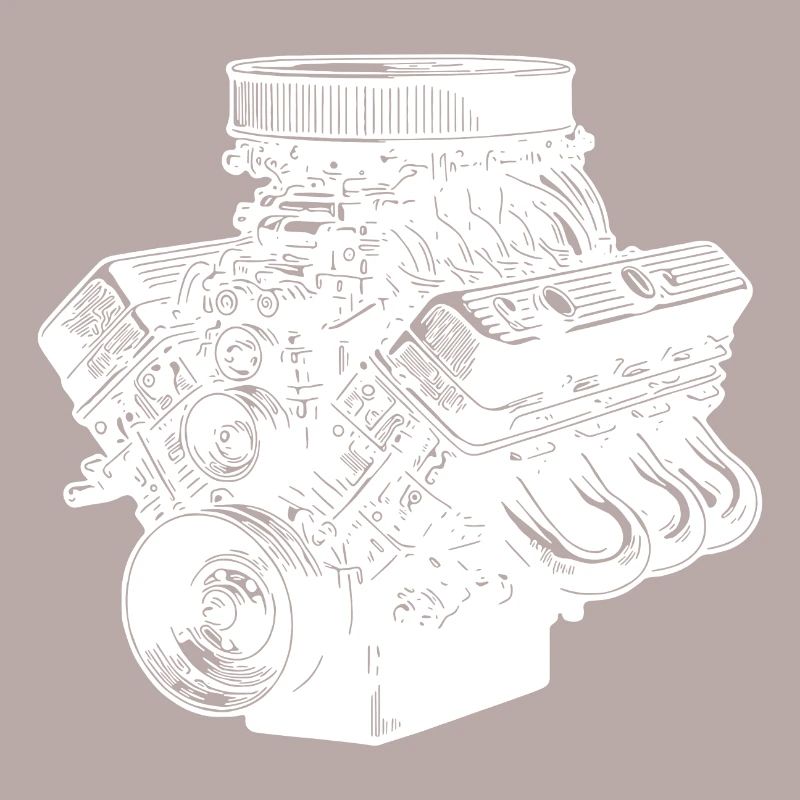 Mechanic Fan Engine Block Cylinder Displacement Engine