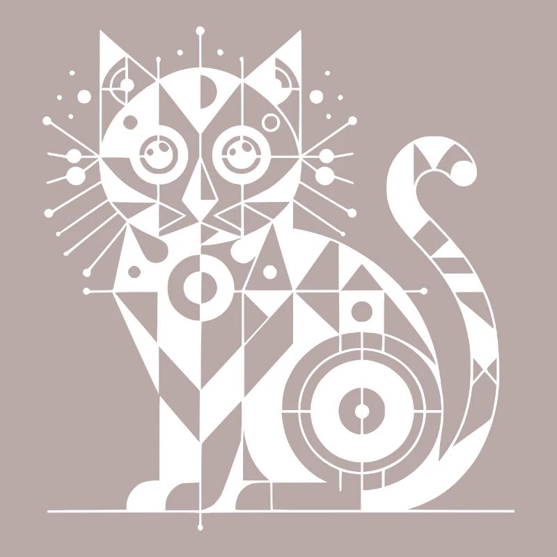 Conception géométrique de lignes de chat