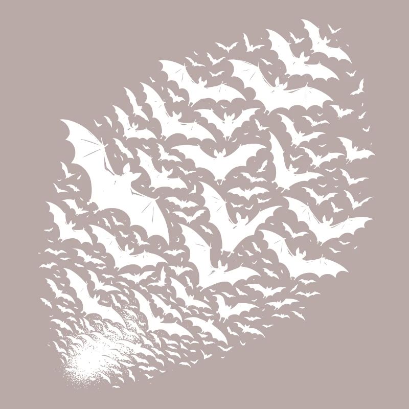 Essaim géant de chauves-souris