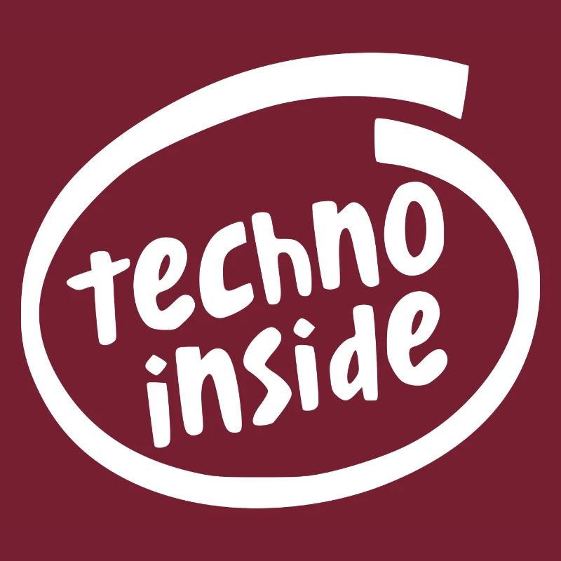 Techno inside in a circle