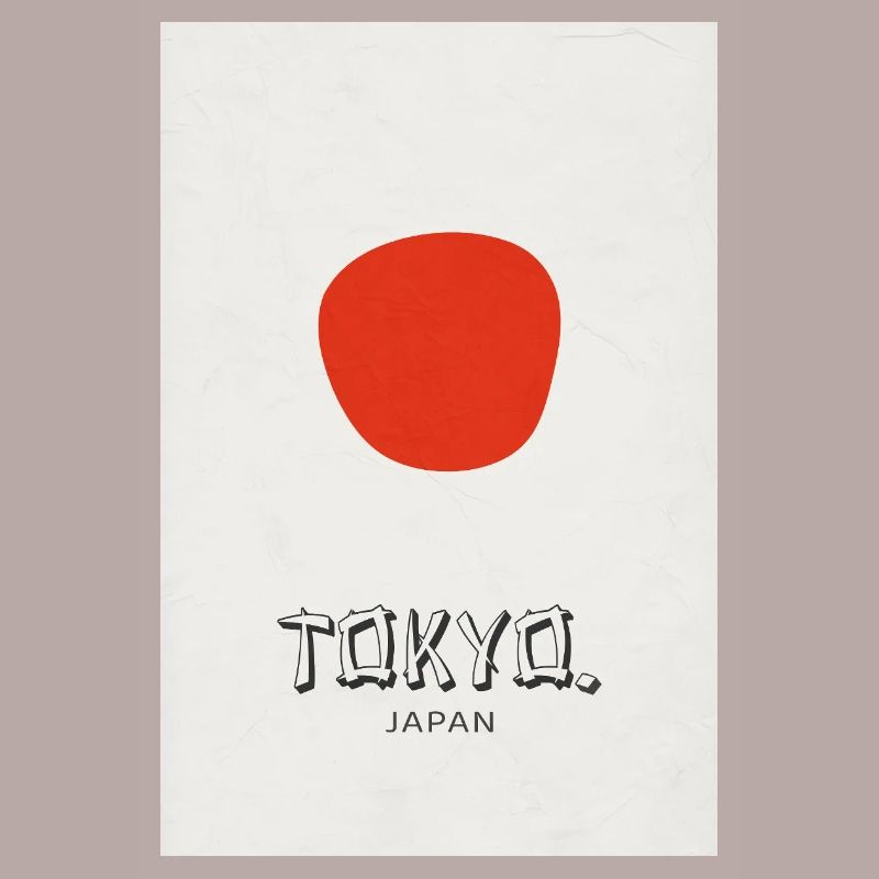 Affiche Tokyo – Déclaration de design moderne