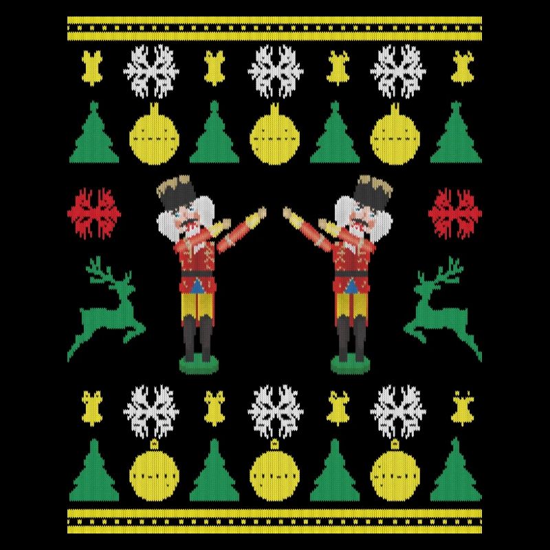 Dancing Nutcracker Dabbing Nutcracker Knittered