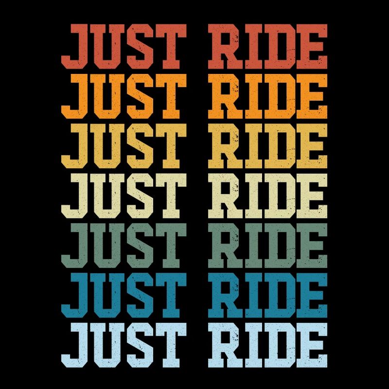 Motorrad Fahren Einfach Bunt