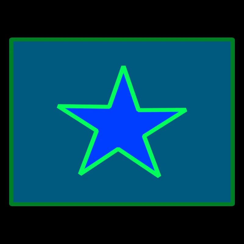 Étoile Vert Bleu