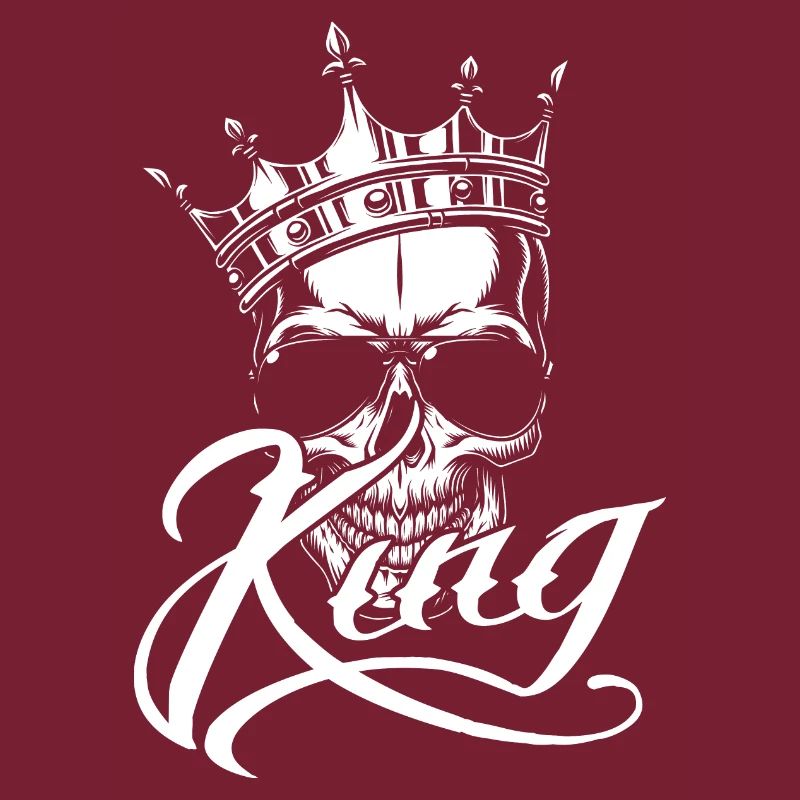 King Skull with Crown
