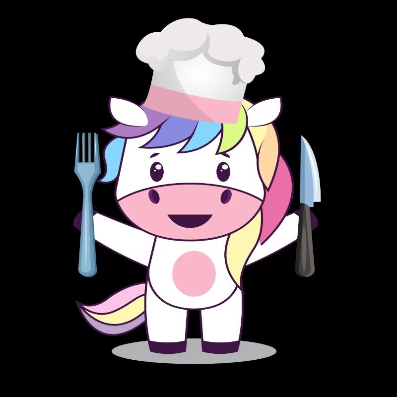 Einhorn Regenbogen Koch Geschenk Unicorn