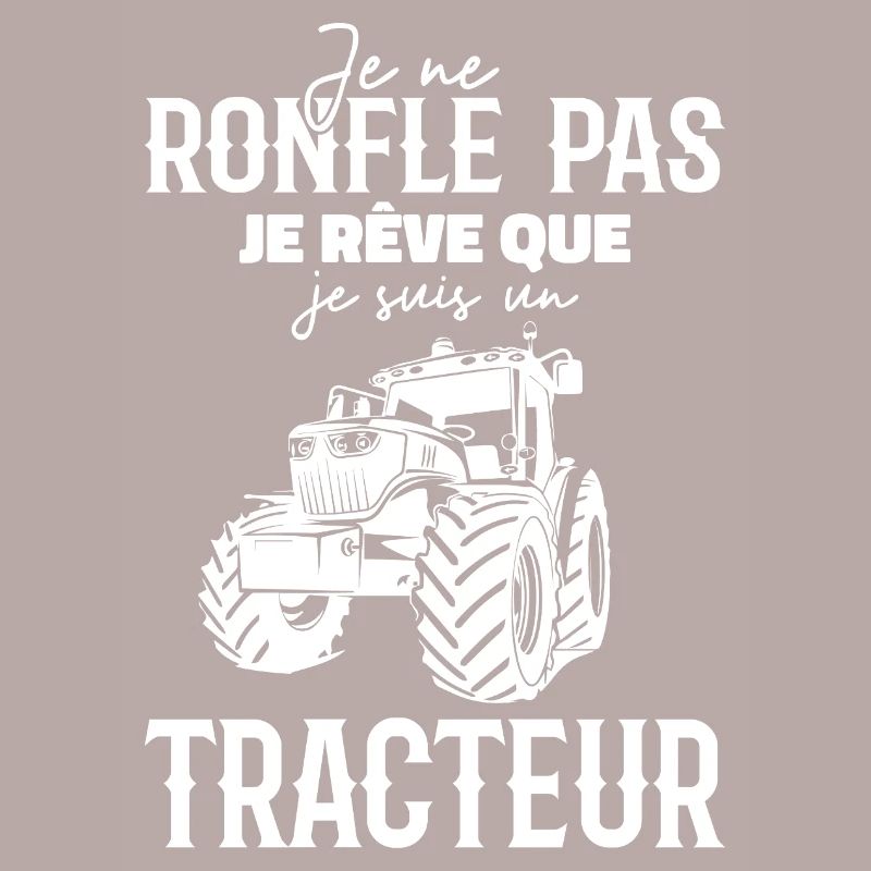 Ich schnarche nicht, ich träume, dass ich ein Traktor bin