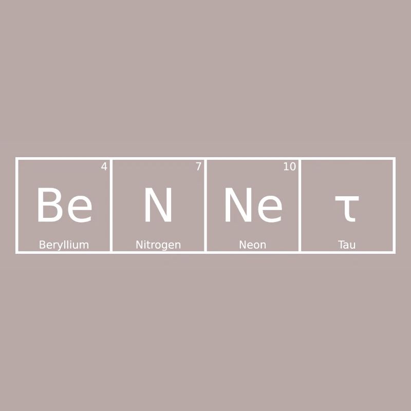 Bennet Name First Name Chemistry Periodic Table Elements