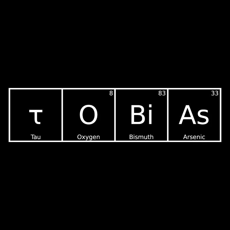 Tobias Name First Name Chemistry Periodic Table Elements