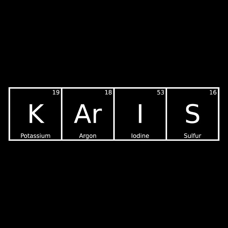 Kari's Surname First Name Chemistry Periodic Table Elements